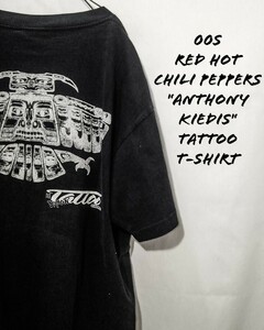 Red Hot Chili Peppers Anthony Kiedis tattoo T-shirt 00s レッドホットチリペッパーズ アンソニーキディス タトゥー Tシャツ ビンテージ