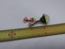 ☆再出品☆　maco’s　miniature flower♪桜苔玉♪_画像4