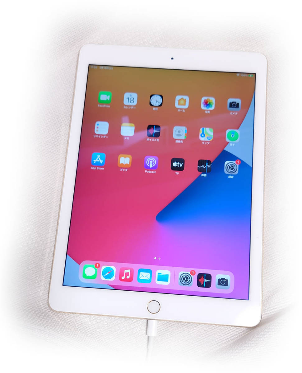 シャイニングゴールデン Apple iPad Air2 ジャンクWi-Fi +Cellular 