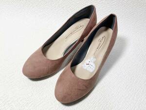 MH6* new goods *JELLY BEANS Riche simple suede plain pumps 23.0 made in Japan 