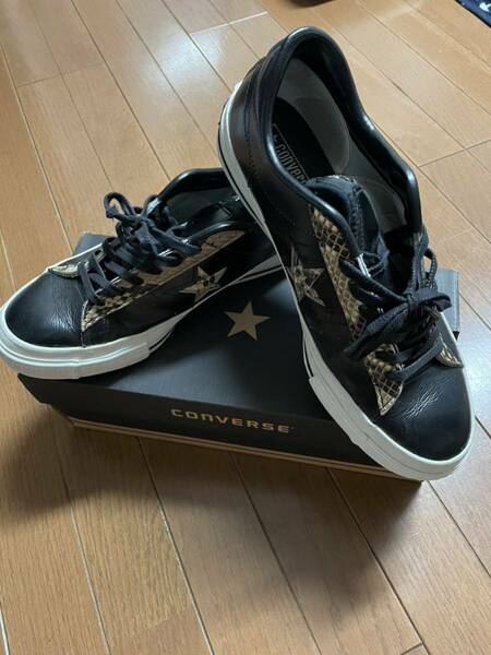 コンバース　限定　ONE STAR ワンスター　スネーク　蛇　パイソン　27cm converse