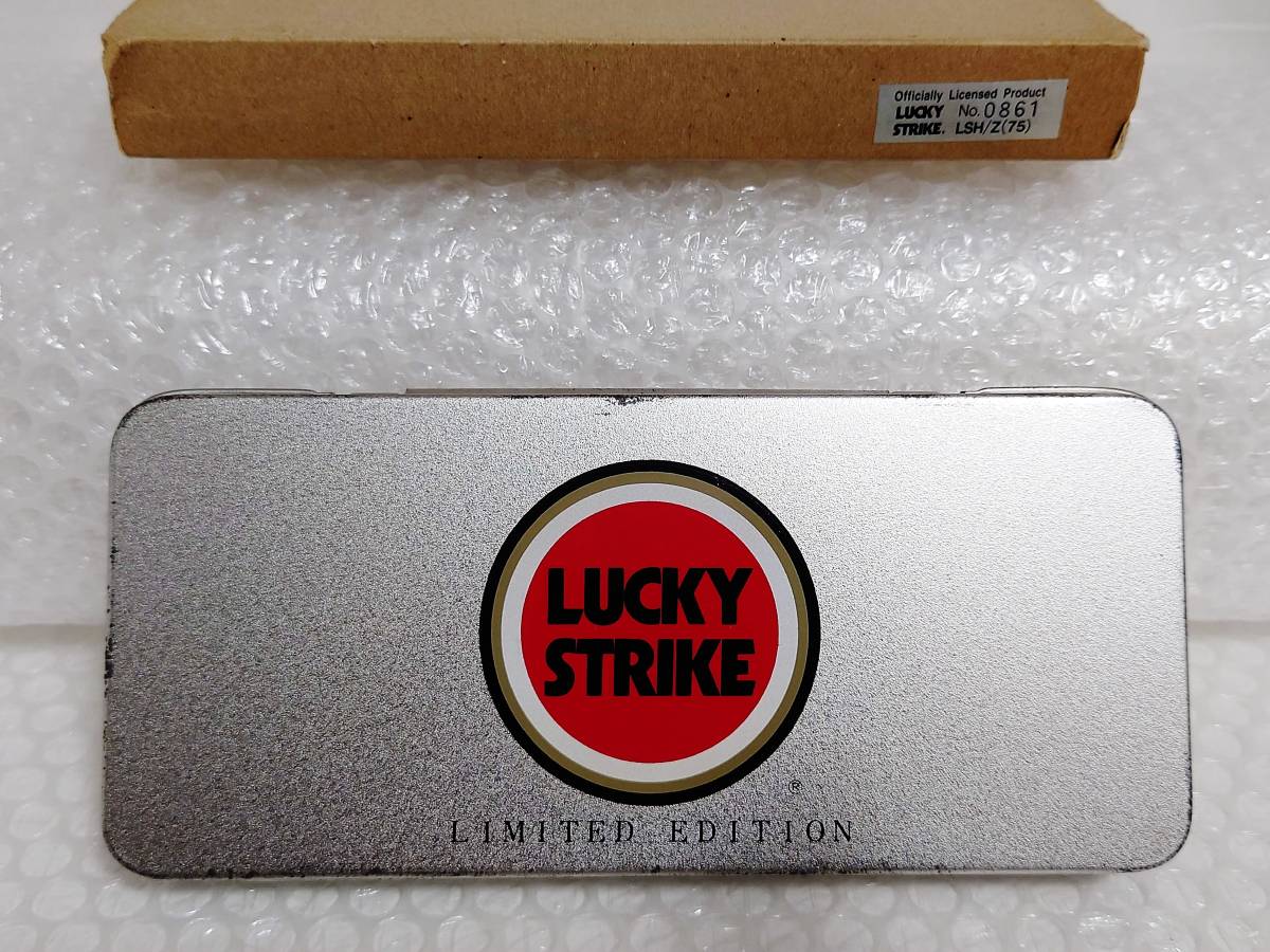 内袋未開封+数量限定品+難あり Zippo LUCKY STRIKE | JChere雅虎拍卖代购