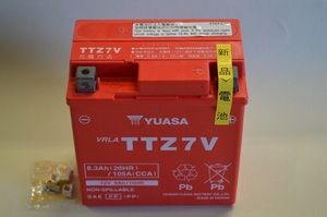 再入荷 台湾 YUASA ユアサ バッテリー TTZ7V 充電済 即使用可能