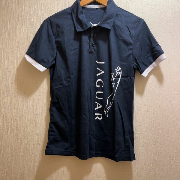 新品★ネイビー★JAGUAR★ポロシャツ★ゴルフウエア★ユニセックス★M半袖Tシャツ