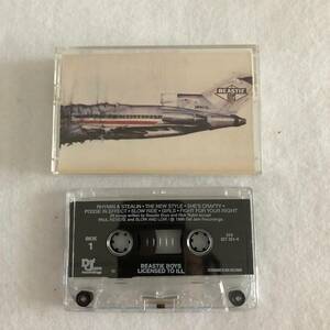 中古カセット Beastie Boys Licensed To Ill ビースティ・ボーイズ ライセンス・トゥ・イル Def Jam 314 527 351-4 US盤 