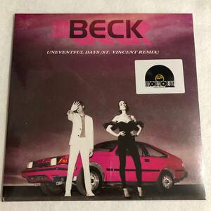 新品シングルレコード Beck - No Distraction / Uneventful Days (Remixes) ベック EU盤 RSD レコードストアデイ Fonograf 00602508726750