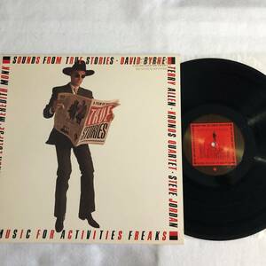 USプロモ 中古LPレコード David Byrne - Sounds From True Stories Talking Heads US盤 Sire 9 25515-1 