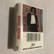 中古カセット Michael Jackson Off The Wall マイケル・ジャクソン オフ・ザ・ウォール Epic FET35745 US盤 _画像5