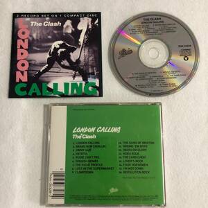 US 第一世代 Pitmanプレス 中古CD The Clash London Calling ザ・クラッシュ ロンドン・コーリング US盤 Epic EGK36328 