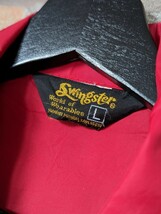 ☆70年代☆ swingster スウィングスター ナイロンコーチジャケット USA製 Lサイズ ビンテージ 70s ウィンドブレーカー vintage_画像6