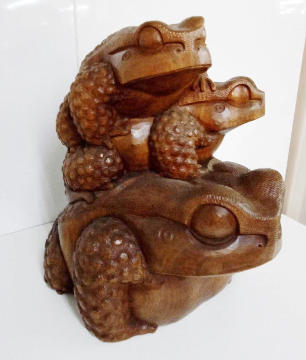 ヤフオク! -蛙 木彫りの中古品・新品・未使用品一覧