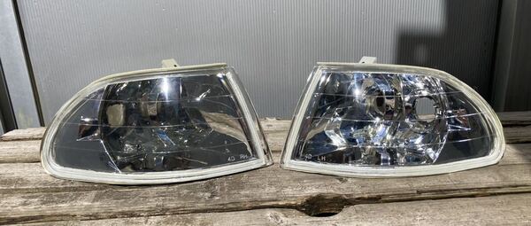 当時物!レア希少新品!クリスタル!ホンダ シビック フェリオ セダン EG9 SIR EG8 EG7 クロームメッキ コーナーマーカーランプ サイド us