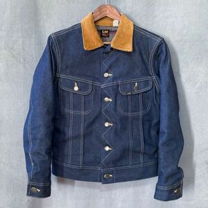 Lee リー VINTAGE ARCHIVES 1119 ストームライダー 101-LJ 1950年代モデル 横縞 ブランケット裏地 デニム ジャケット size.34 (S) 日本製