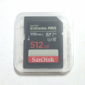 開封品 SanDisk SDカード SDXC 512GB クラス10 170MB/s