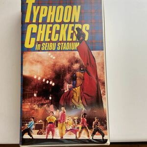 ☆送料無料☆VHS TYPHOON CHECKERS in SEIBU STADIUM チェッカーズ