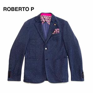 ☆美品 ロベルトぺぺ ROBERTO P パッチポケット 2B テーラードジャケット イタリア製 アンコンジャケット クラシコイタリア LEON レオン