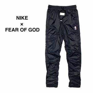 * superior article Nike ×fi blue bgodo special order NBA nylon warm-up pants black NIKE FEAR OF GOD collaboration FOG Esse n car ruz