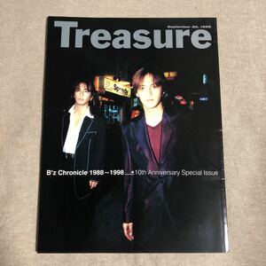 B'z 10周年記念雑誌　Treasure 1988〜1996 稲葉浩志　松本孝弘　中古雑誌