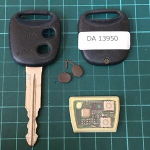 DA13950ダイハツ 白基盤 茶ボタン 純正 キーレス 2ボタン ミラ ミラジーノ L700S ネイキッド L760S ムーヴコペン マックス等 リモコン