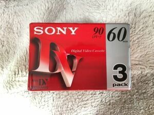 SONY MiniDV 60　3パック　３DVM60R3