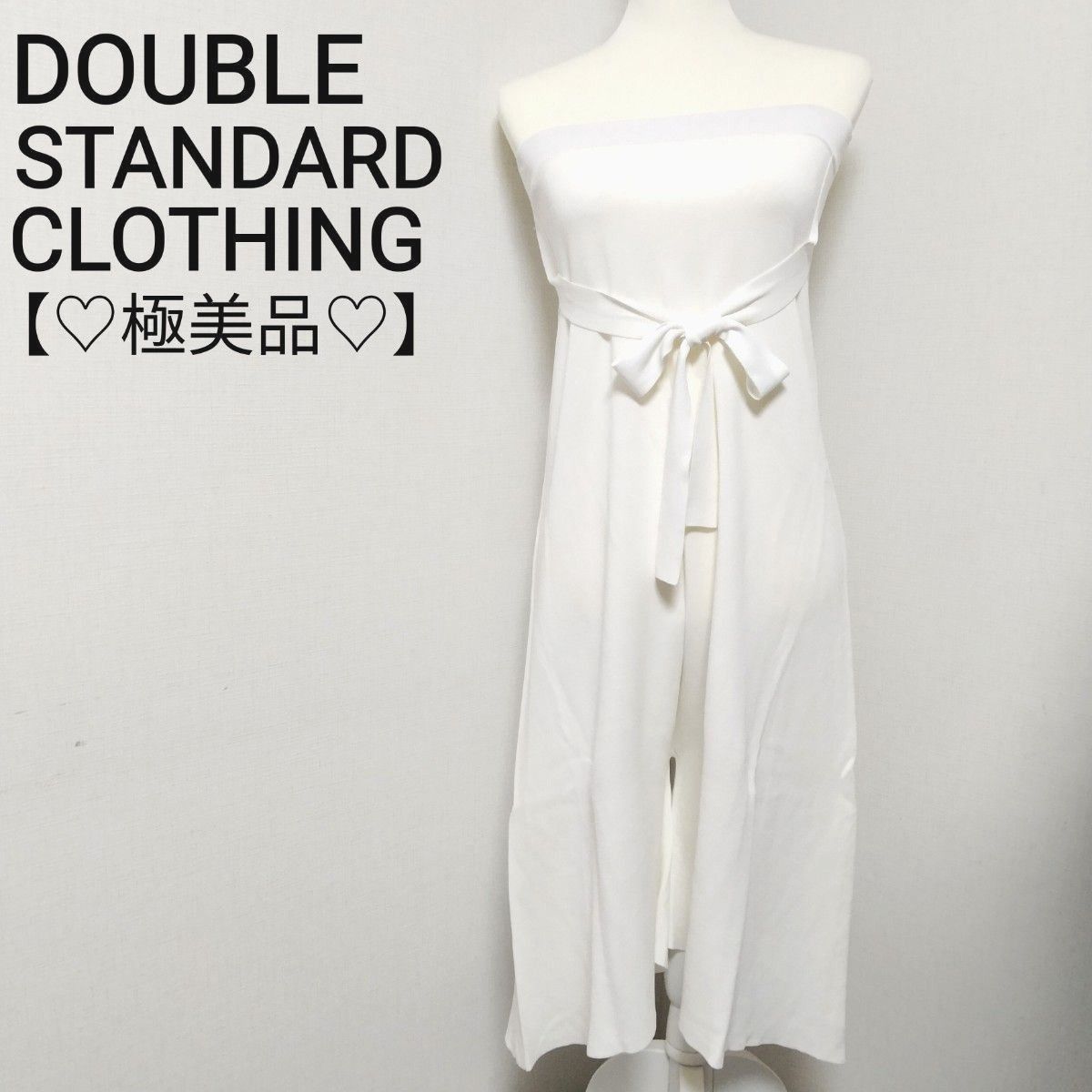 新品 定価4 0万 sov ソブ ドレス ワンピース リボン サテン ダブスタ