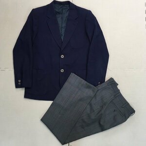 AT176-1 (中古) 栃木県 姿川中学校(旧制服) 男子学生服 上下セット /175A/W73/ブレザー/ズ/ネクタイ/KANKO/冬服/冬用/制服/学生服