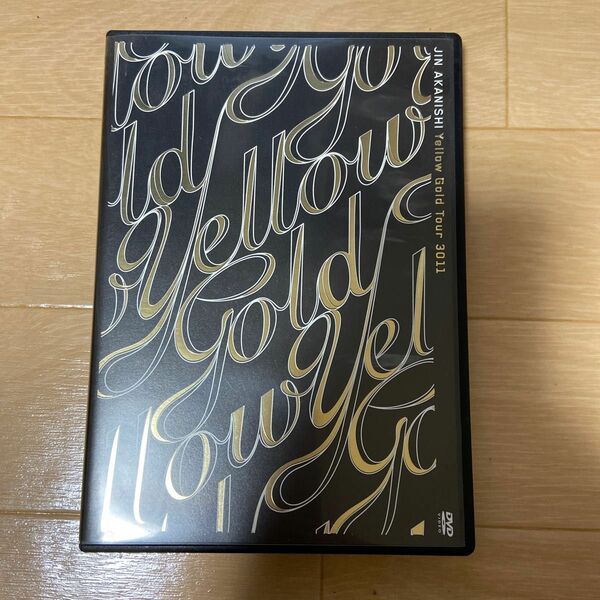 赤西仁 Yellow Gold Tour 3011 DVD 初回限定盤A