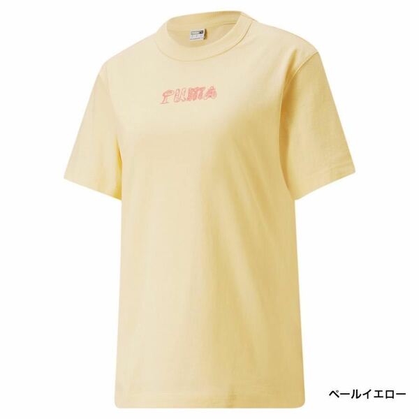 プーマ　グラフィックTシャツ　黒USのXL(日本S～M相当)　ゆったり　定価4950円　533579