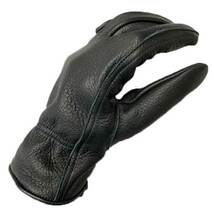 モトフィールド MFG-325 Deer Leather Gloves Lサイズ ブラック 鹿革グローブ_画像1