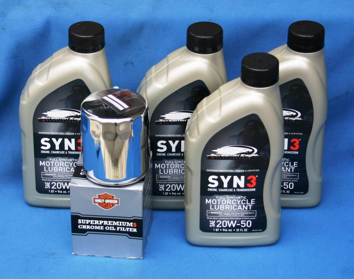 メール便可 2セットまで ハーレー純正 SYN3オイル 6本セット - 通販