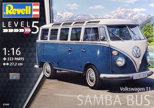  Volkswagen T1 samba bus 1/16 Germany Revell 