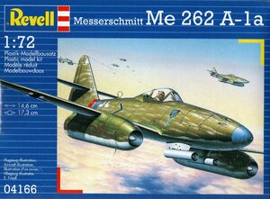 メッサーシュミット Me262A-1a （1/72スケール 04166）