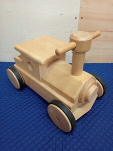 木製 乗用玩具 汽車ポッポ 木のおもちゃ 乗り物 子供 トイ TOY