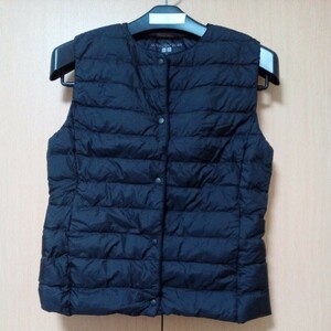  Uniqlo Ultra light down vest lady's S black 