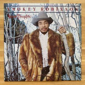 レコード ☆★ 中古 SMOKEY ROBINSON WARM THOUGHTS スモーキー ロビンソン ※他１枚での出品のレコードとのみ４枚まで同梱可　smoky