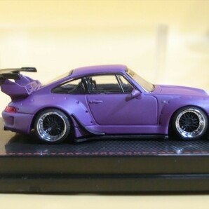 T【ソ2-36】【送料無料】♪イグニッションモデル 1/64 RWB 993 紫 ignition model ポルシェ/ラフ・ヴェルトの画像7