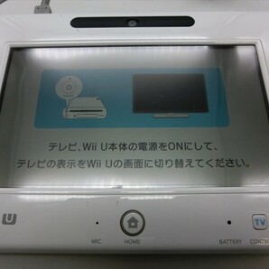 T【2い-57】【80サイズ】任天堂 WiiU 本体セット 32GB/※通電確認済み動作未確認ジャンク扱い/※傷・汚れ有の画像7