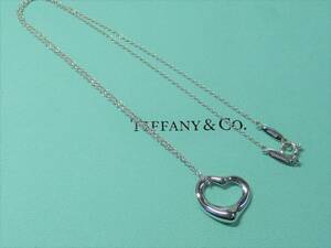 ■新品仕上 Tiffany&Co. ティファニー ネックレス ペンダント エルサ・ペレッティ オープンハート スモール AG925■