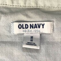 オールドネイビー/OLD NAVY★長袖デニムシャツ/シャンブレー【レディースM/青系/ブルー系】◆BG150_画像5