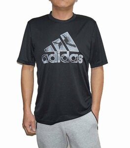 アディダス adidas 半袖Tシャツ 黒 メンズ GP2659 トレーニング フィットネス ジム ヨガ スポーツ ワークアウト ランニング 表記サイズL