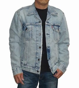 リーバイス Levis デニムジャケット ダメージリペア 72334-0674 メンズ ジージャン Gジャン アウター 春物 秋物 ユーズド加工 サイズL