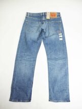 新品 ♪★ リーバイス Levis 502 テーパー レギュラーフィット 295070736 ストレッチ ユーズド加工 ブルー デニム サイズ32/82 ★ 23206_画像3