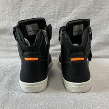 RIDEZ SNEAKERS ライズ スニーカーズ サイドZIP ライディングシューズ MOTO-MAX BLACK 25.0cm 定価19690円 本革 A50314-17_画像3