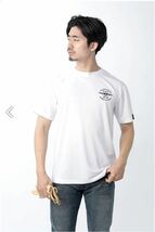 ★ VANSON バンソン メッシュ Tシャツ VS22805S WH/BK Lサイズ 半袖 プリント 新品 正規 A50320-6_画像2