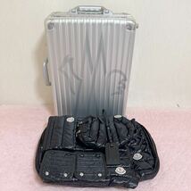 RIMOWA リモワ × モンクレール コラボ 初代 キャリーケース GO ON HOLIDAY 2011 青山店限定 スーツケース 激レア_画像1