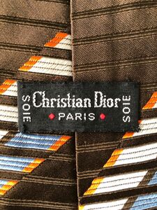 【Christian Dior】美品ネクタイ　ストライプ柄