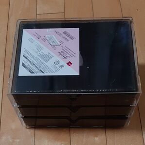 ダイソー三段引出しケース、アクセサリートレー3個、新品