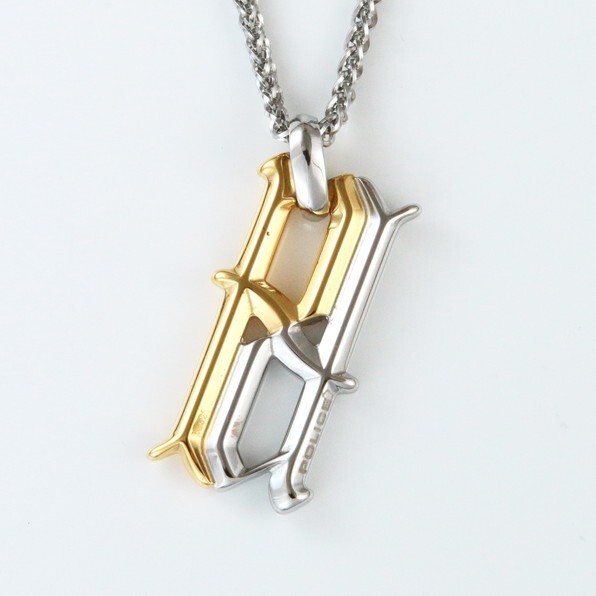 ★送料無料★本物!新品・未使用!POLICE ポリス ネックレス メンズ アクセサリー CIPHER ゴールド 26157PSGS ステンレス ブランド 人気