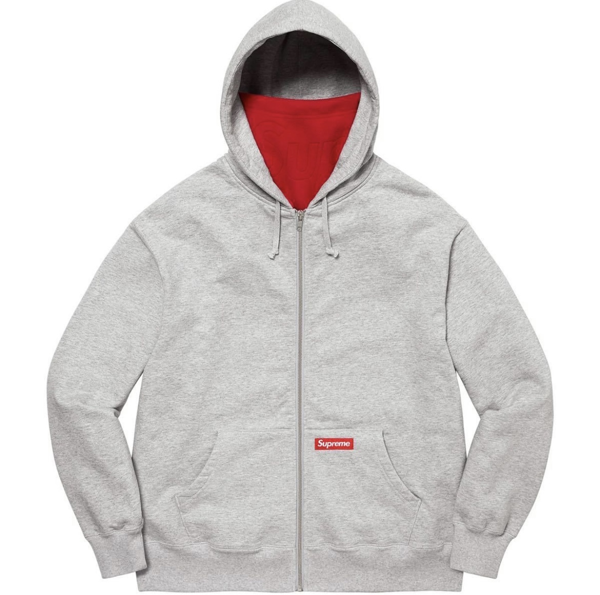 Supreme 22FW Week19 Double Hood Facemask Zip Up Hooded Sweatshirt