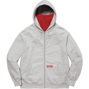 【Supreme】2022 Double Hood Facemask Zip UP Hooded Sweatshirt パーカーＭサイズ【正規店購入・新品】グレー　シュプリーム　送料無料